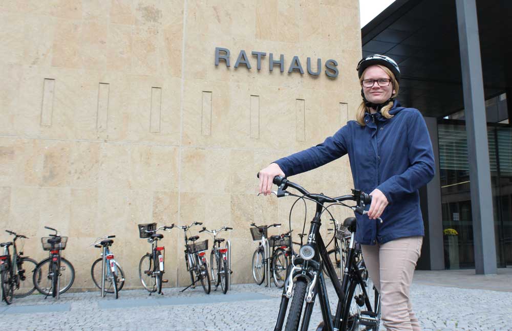 Katharina Pulsfort ist die neue Fahrradbeauftragte