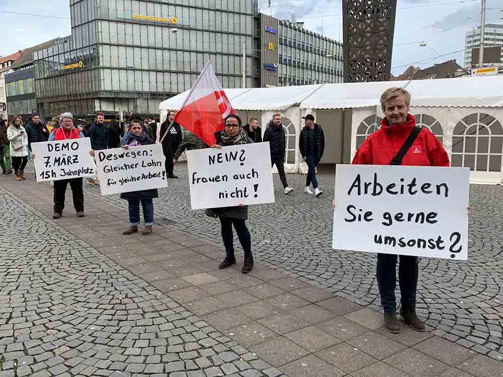 Internationaler Frauentag 2020 – Demonstration und Kundgebung in Bielefeld am 7. März 2020