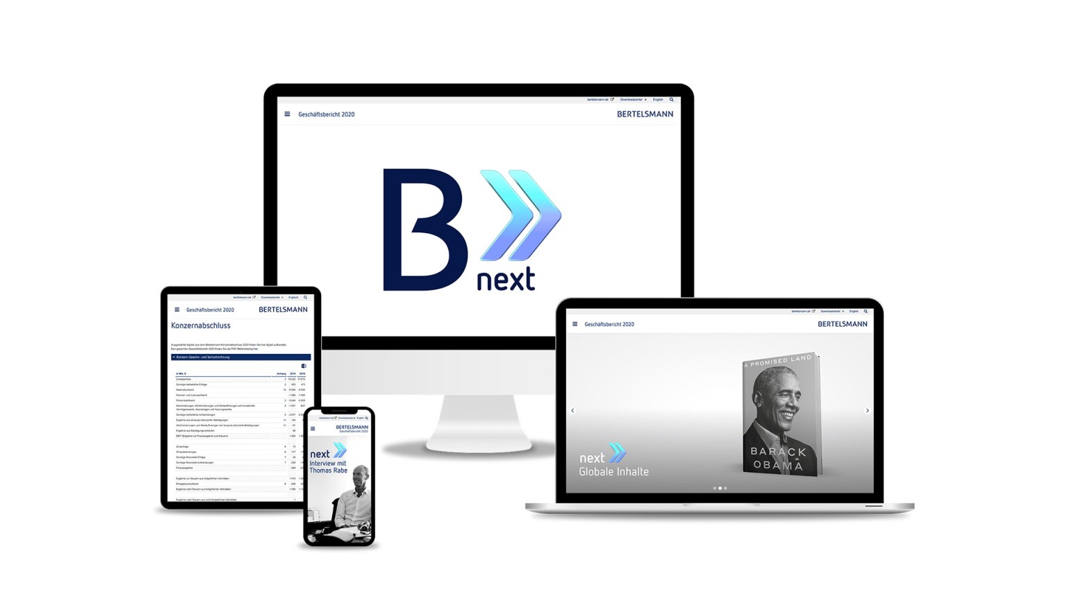 Erster rein digitaler Geschäftsbericht gibt Ausblick auf »Bertelsmann_next«