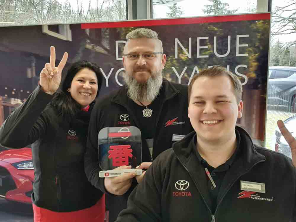 Drei deutsche Toyotahändler erhalten Preis für herausragenden Kundenservice
