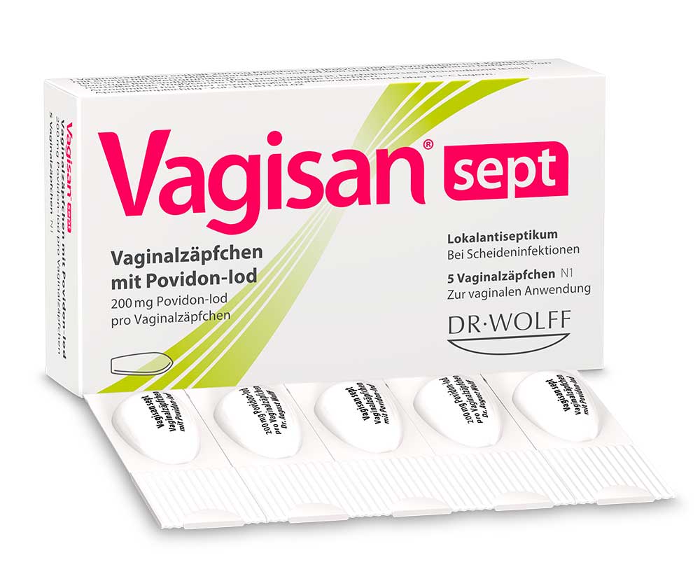 Vagisan sept: antiseptische Vaginalzäpfchen bei Scheideninfektionen