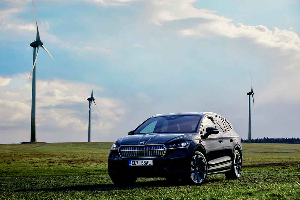 Škoda Auto liefert den Enyac iV bilanziell Kohlendioxyd-neutral an seine Kunden aus