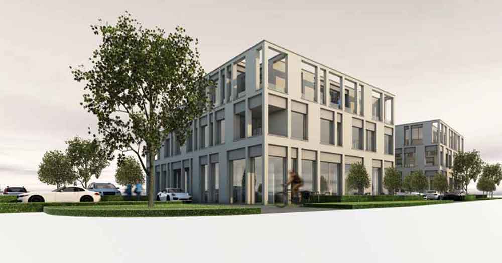 Anzeige: neues Wohn- und Geschäftsquartier in Gütersloh-Avenwedde von Tassikas Immobilien