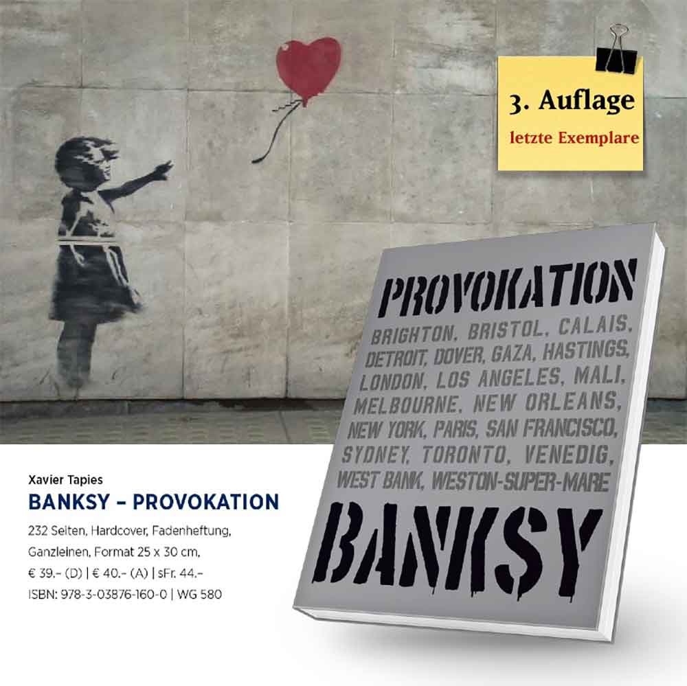 Anzeige: Lesetipps für Gütersloh: Banksy, »Provokation«