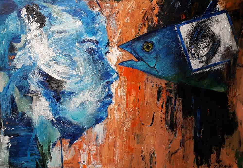 Zainab Yaqubi, »Meine lautlosen Schreie«, Ausstellung in der Galerie Haus Samson, Herzebrock-Clarholz
