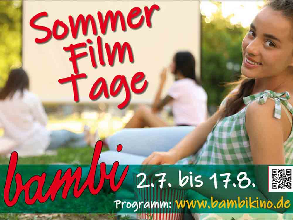 Sommerfilmtage im Bambikino vom 2. Juli bis zum 18. August 2021