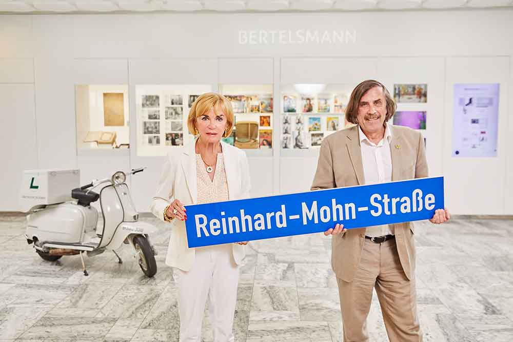 Seit heute gibt es die Reinhard-Mohn-Straße in Gütersloh