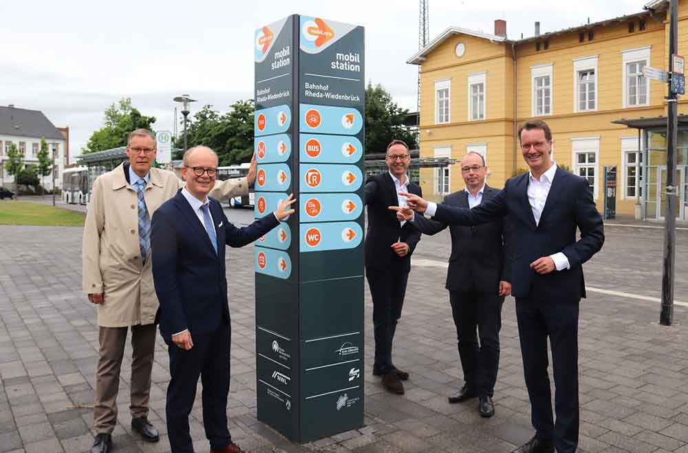 Mobilstation in Rheda-Wiedenbrück offiziell eröffnet