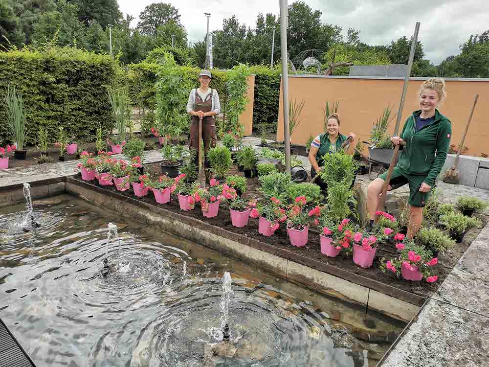 Mustergärten im Gartenschaupark RIetberg strahlen wieder