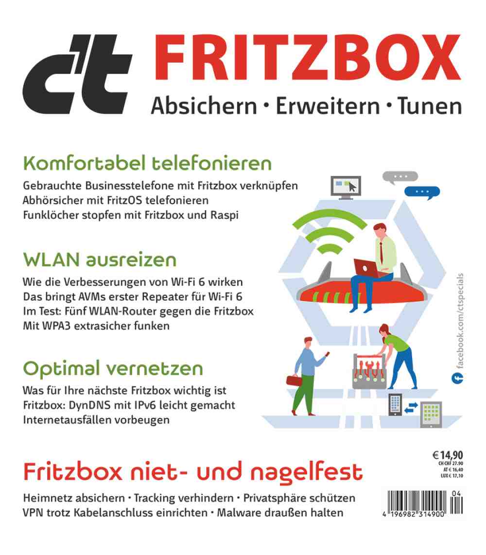 »c’t«-Sonderheft »wissen«: Fritzbox absichern, erweitern und tunen