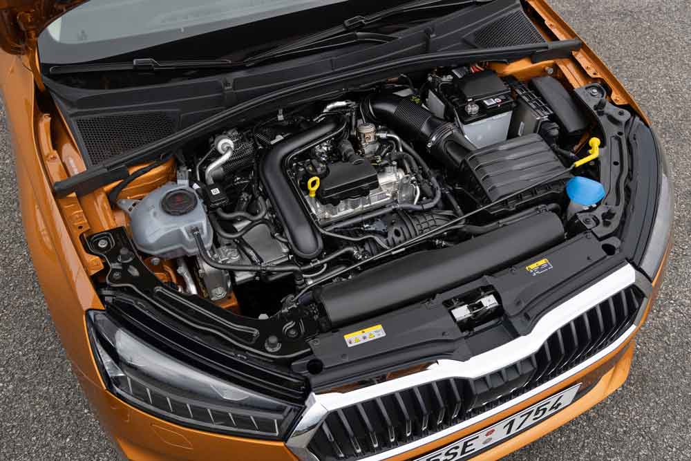 Effiziente EVO-Motoren des neuen Škoda Fabia ermöglichen höhere Reichweite dank geringerem Verbrauch