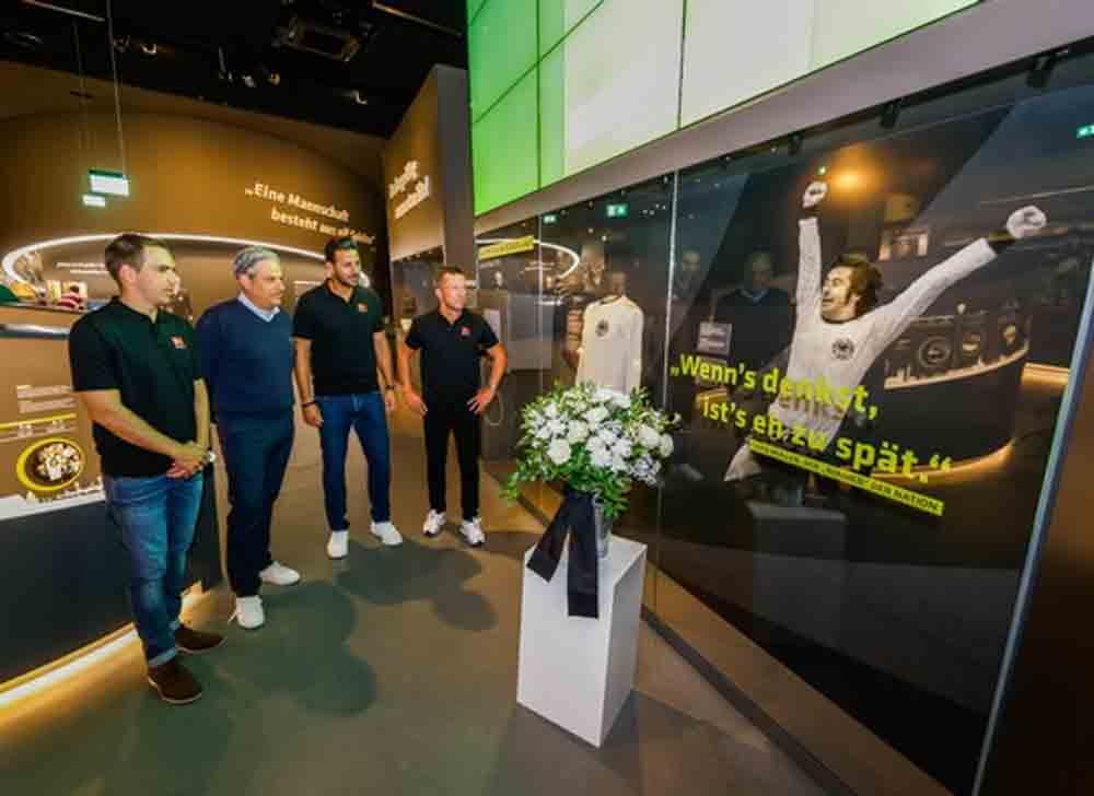 Legenden gedenken im Fußballmuseum Gerd Müllers