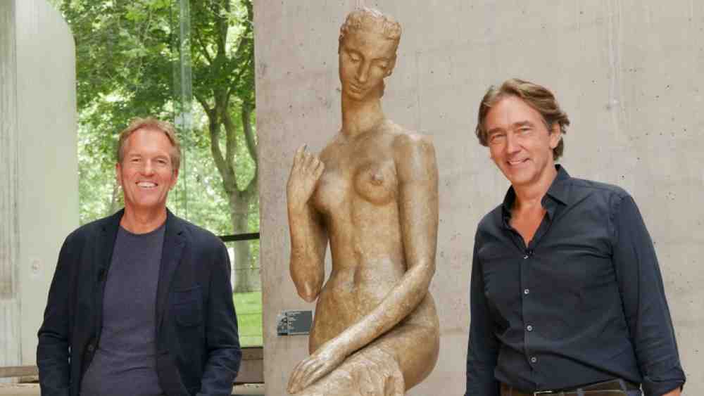 In »3sat«: Markus Brock checkt mit Stefan Hunstein das Lehmbruck-Museum