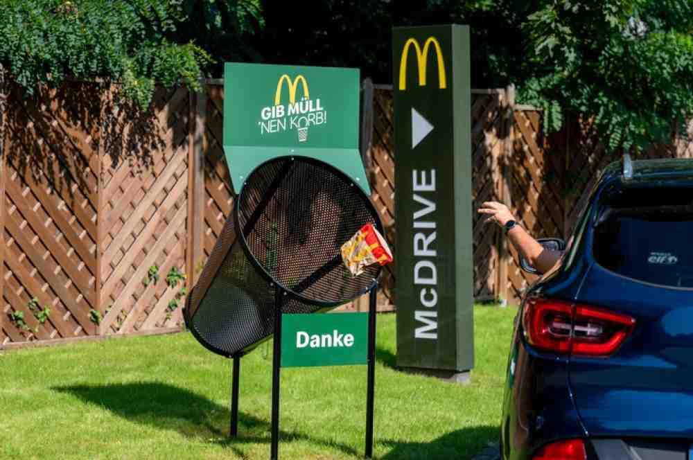 Gib Müll ’nen Korb! McDonald’s Deutschland startet Kampagne gegen achtloses Wegwerfen von Verpackungen