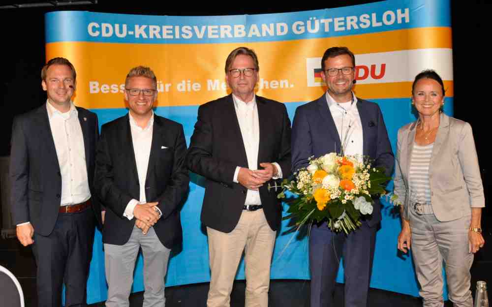 CDU Kreis Gütersloh: Raphael Tigges als Kreisvorsitzender bestätigt