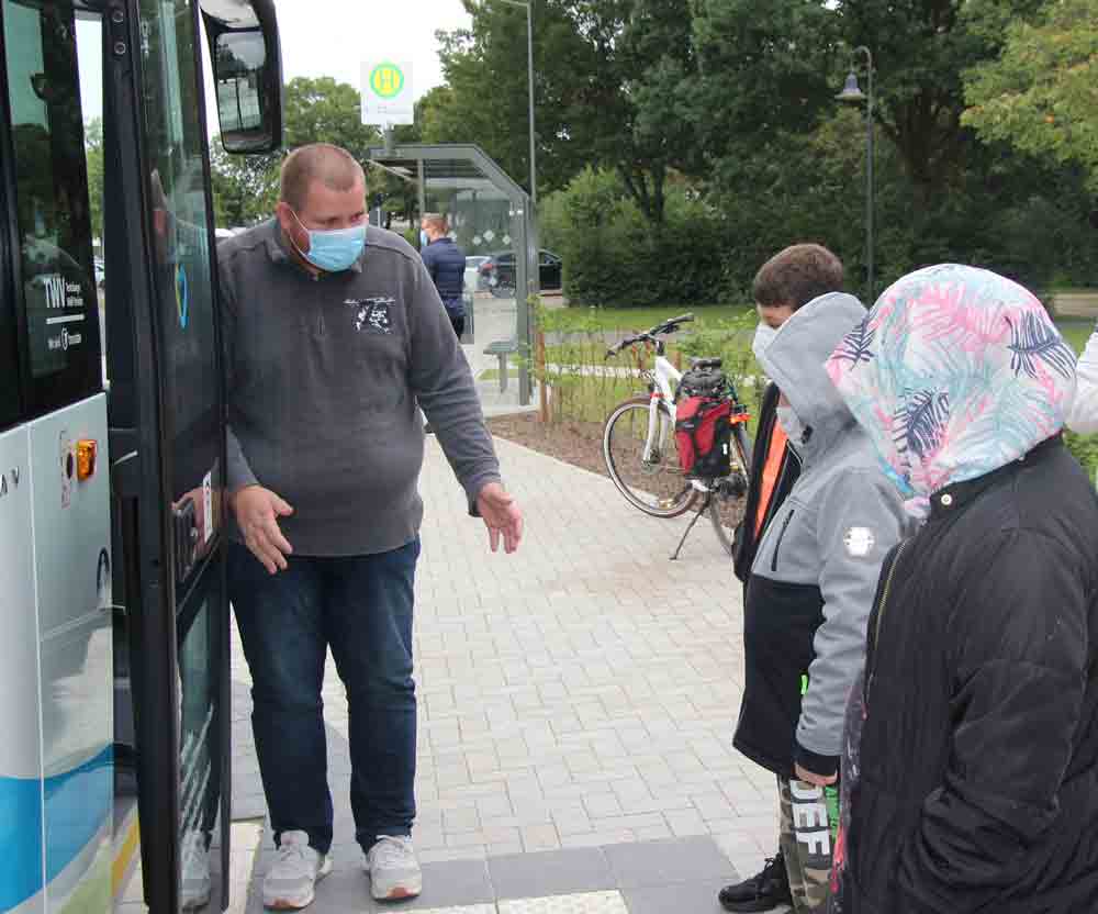 Busfahren will gelernt sein: Busschule in Harsewinkel