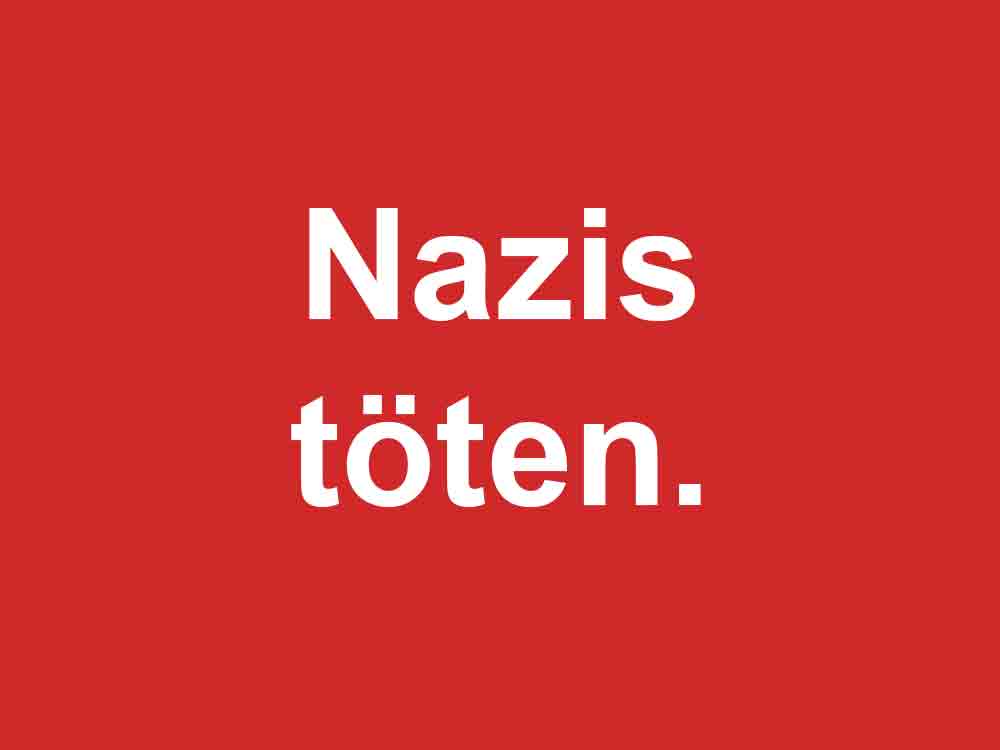 »Nazis töten.« – Wahlplakat der »Partei« sorgt für Aufregung