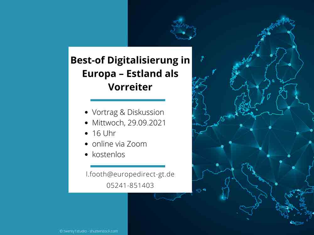 »Europe Direct Kreis Gütersloh«: »Best-of Digitalisierung in Europa« – Estland als Vorreiter