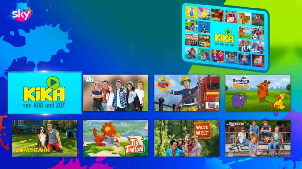 »KiKA«-Player – die Mediathek für Kinder – ab sofort auf »Sky Q« verfügbar