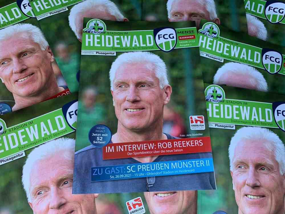 FC Gütersloh: Neues Stadionmagazin erscheint zum ersten Mal mit 52 Seiten