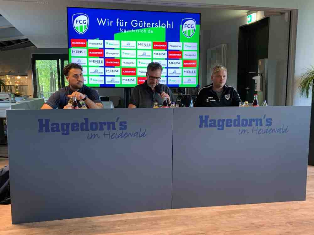 Die Pressekonferenz nach dem Münster-Heimspiel des FC Gütersloh im Video