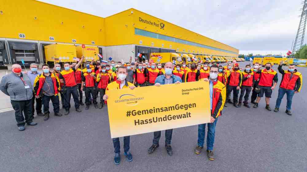»Deutsche Post DHL Group« startet bundesweite »Aktionswoche gegen Hass und Gewalt« in Bonn