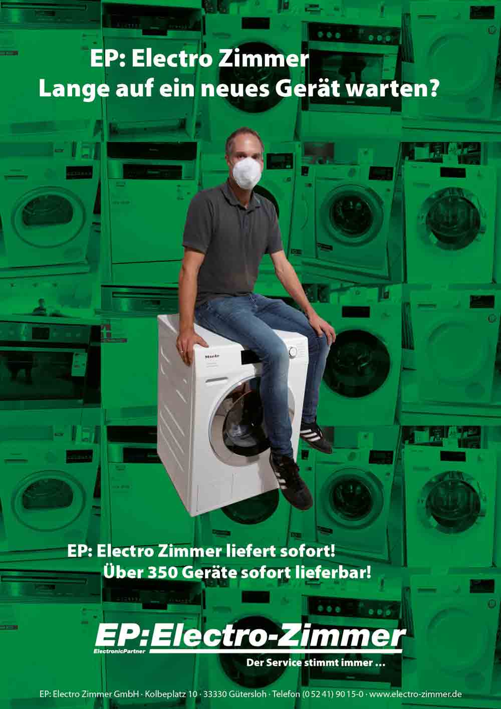 Anzeige: Elektrogeräte bei EP: Electro Zimmer im Oktober 2021