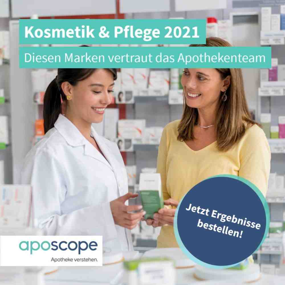 Kosmetik und Pflege in der Apotheke: Erholung nach der Pandemie – neue Studie von »aposcope«