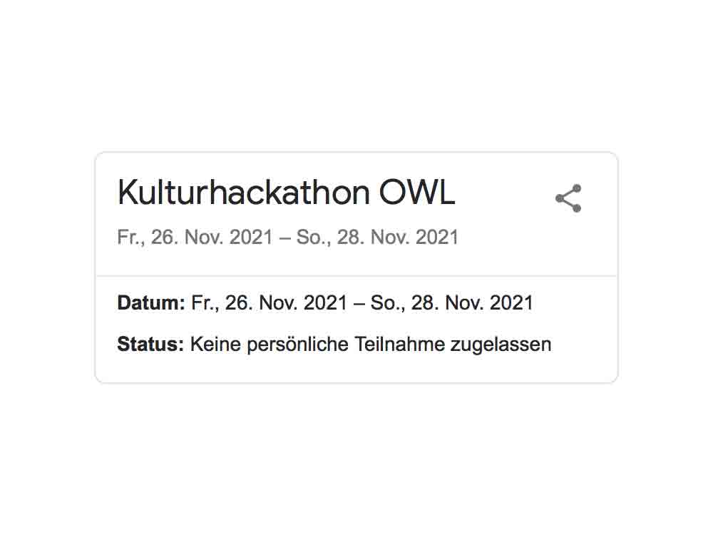 Gütersloh: »Kulturhackathon OWL 2021«, nicht in Gütersloh – die Projekte von Projektleiter Wolfram Senges auf seiner Website »contentsphere.de«