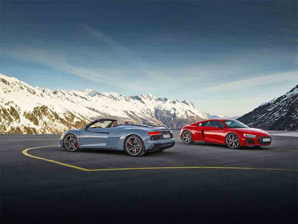 Puristischer Fahrspaß trifft auf gesteigerte Leistung: der Audi »R8 V10 performance RWD«