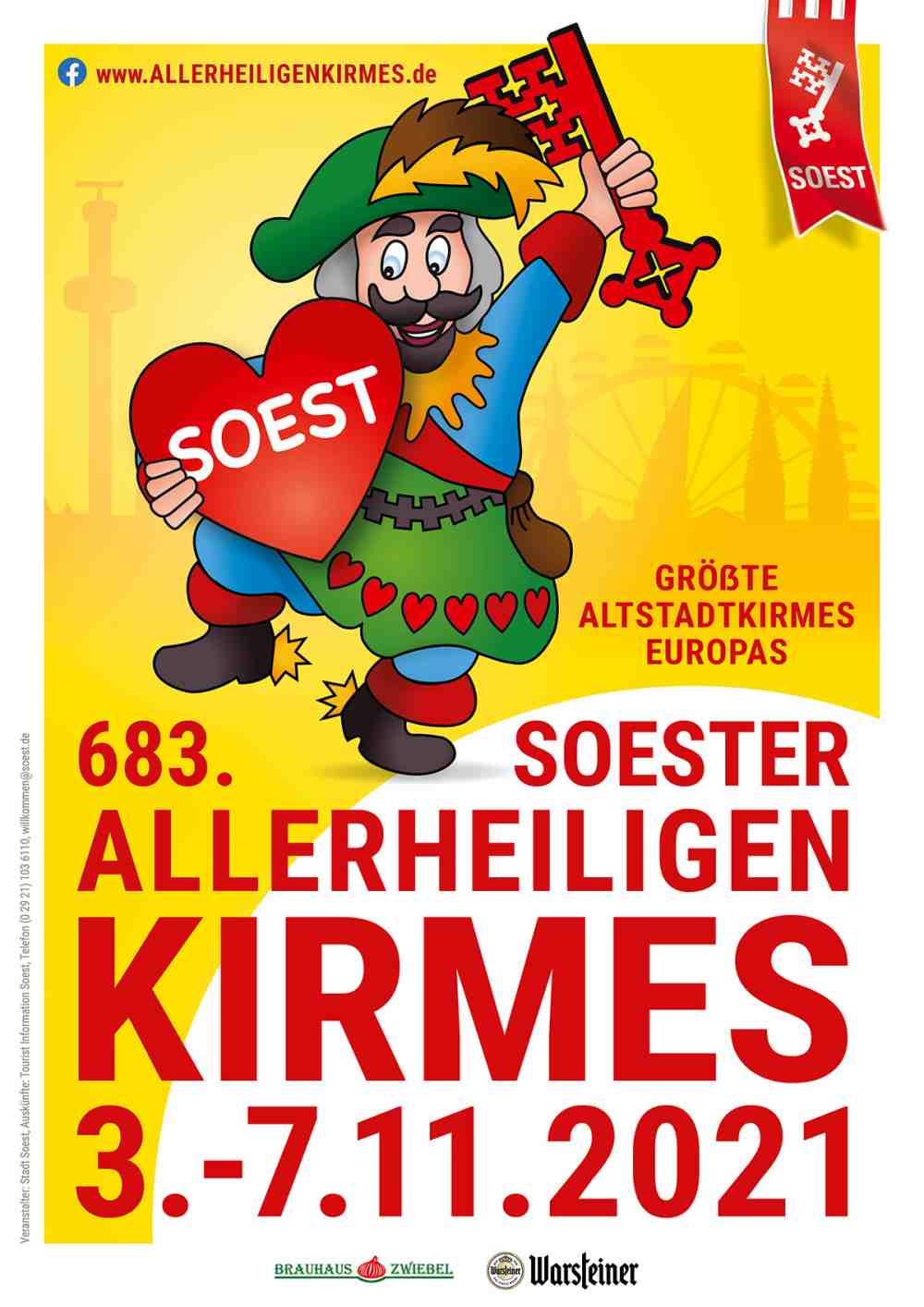 Jägerken-Pins und Kirmes-Plakate ab 11. Oktober 2021 erhältlich
