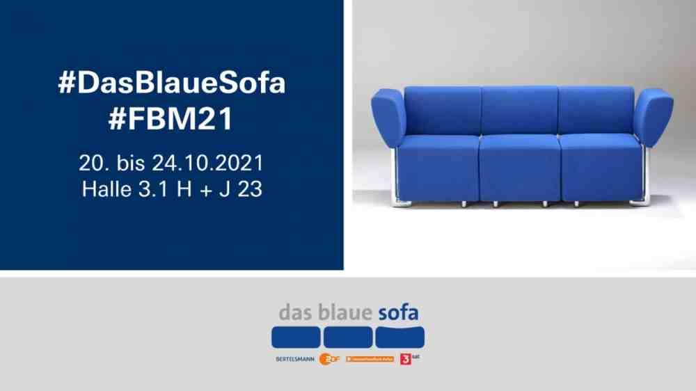 Zur Frankfurter Buchmesse kehrt das »Blaue Sofa« live in Halle 3.1 zurück