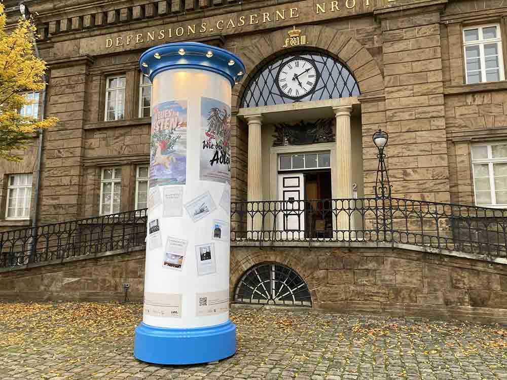 »Modellierte Tradition. Was NRW mit Preußen zu tun hat« – Litfaßsäulen-Ausstellung am LWL-Preußenmuseum eröffnet