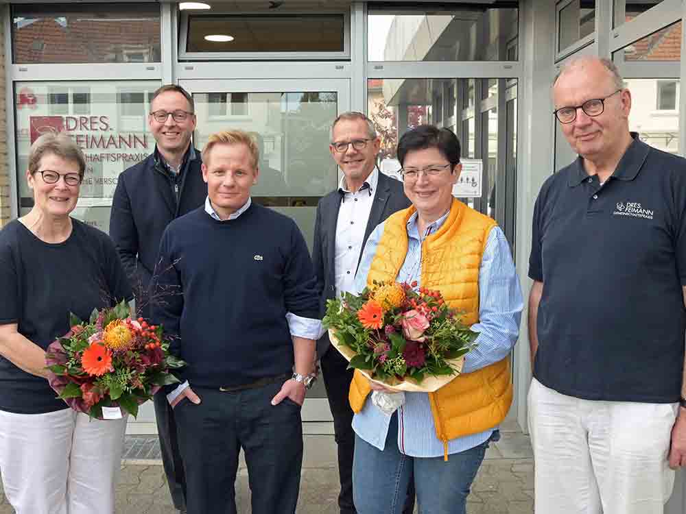 Rheda-Wiedenbrück: Edda Gödde und Dr. Philipp Poppenborg übernehmen Gemeinschaftspraxis Feimann