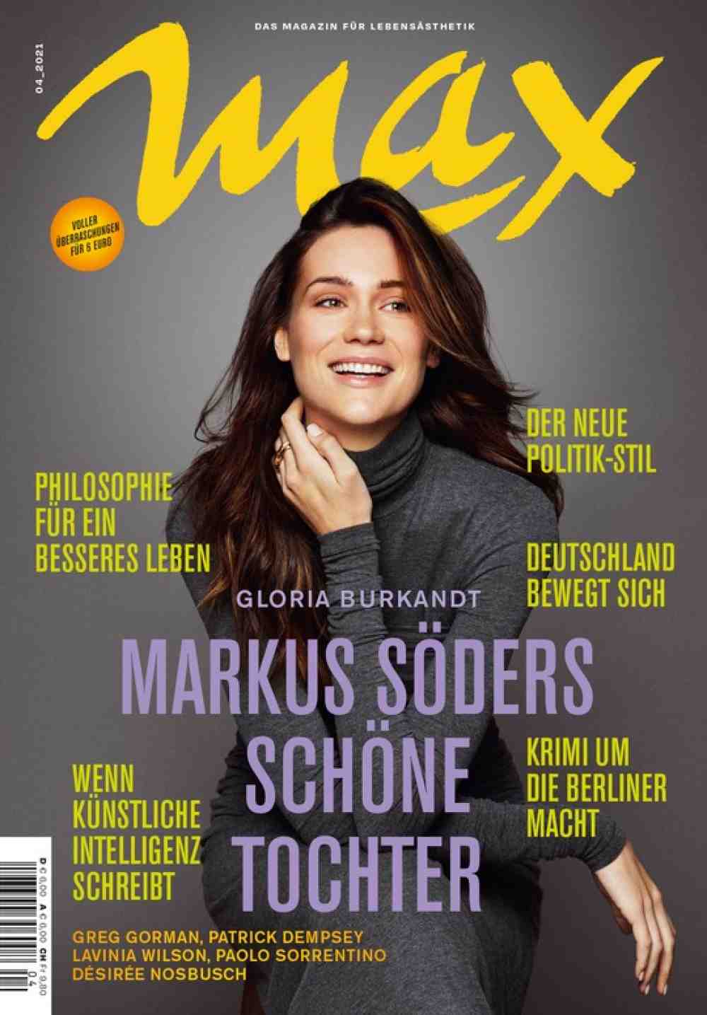 »Ich war schon als Kind sehr eigenwillig«. Markus Söders Tochter Gloria exklusiv im neuen »Max«