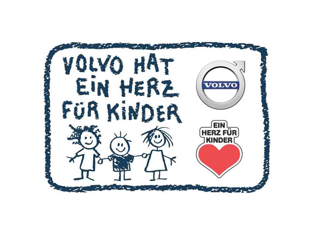 Volvo spendet 333.333 Euro an »Ein Herz für Kinder«