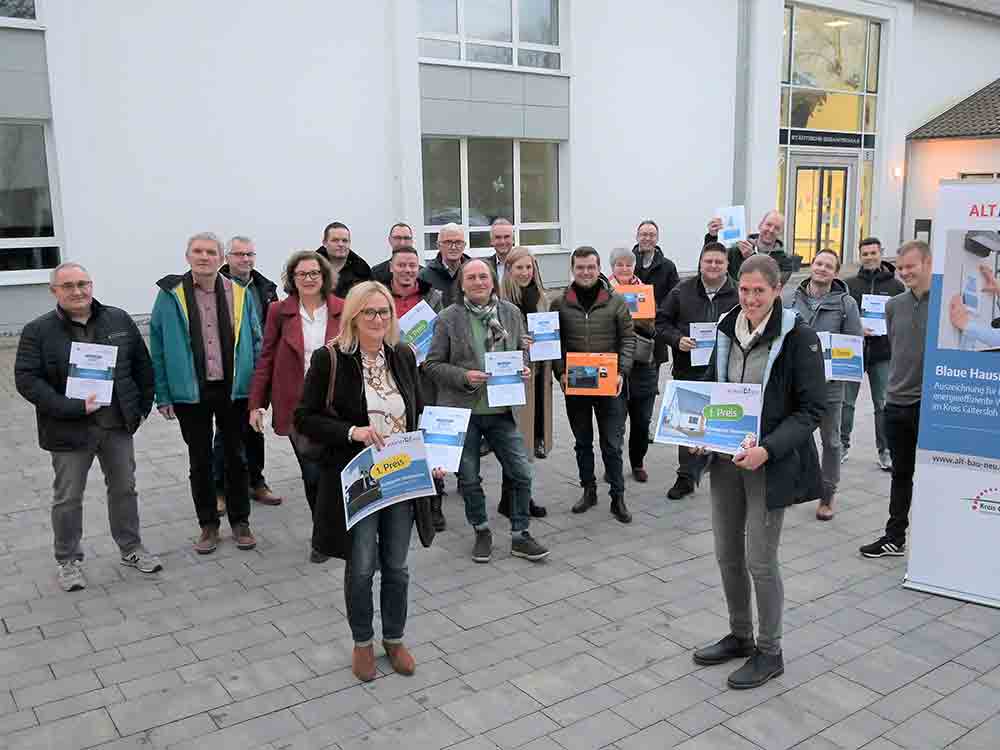 Rheda-Wiedenbrück: Auszeichnungsveranstaltung »Blaue Hausnummer«