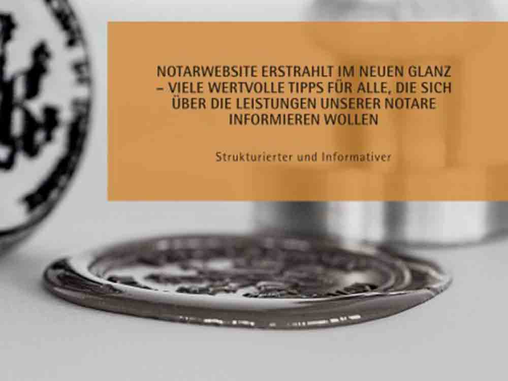 MOOG: Notarwebsite erstrahlt im neuen Glanz