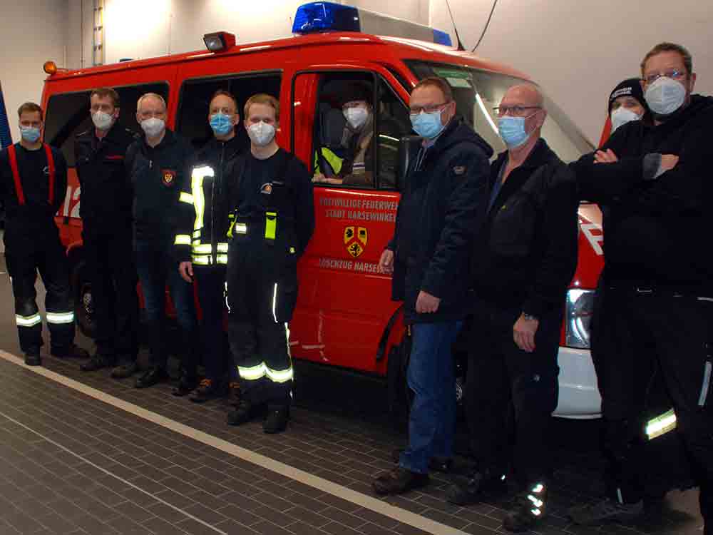 Feuerwehr unterstützt Impfaktion der Stadt Harsewinkel