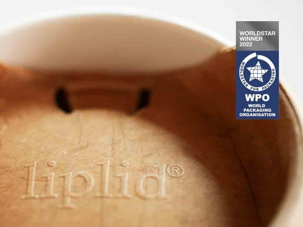 LipLid has won the 2022 WorldStar Packaging Award for best lid