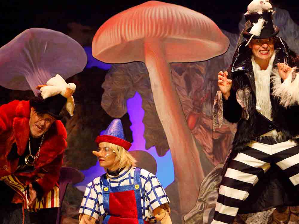 »Kultur Räume Gütersloh«: »Pinocchio«, Familien-Musical nach Carlo Goldoni im Theater