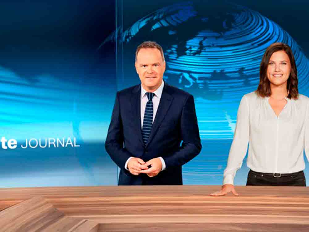ZDF »heute journal« mit Christian Sievers und Hanna Zimmermann