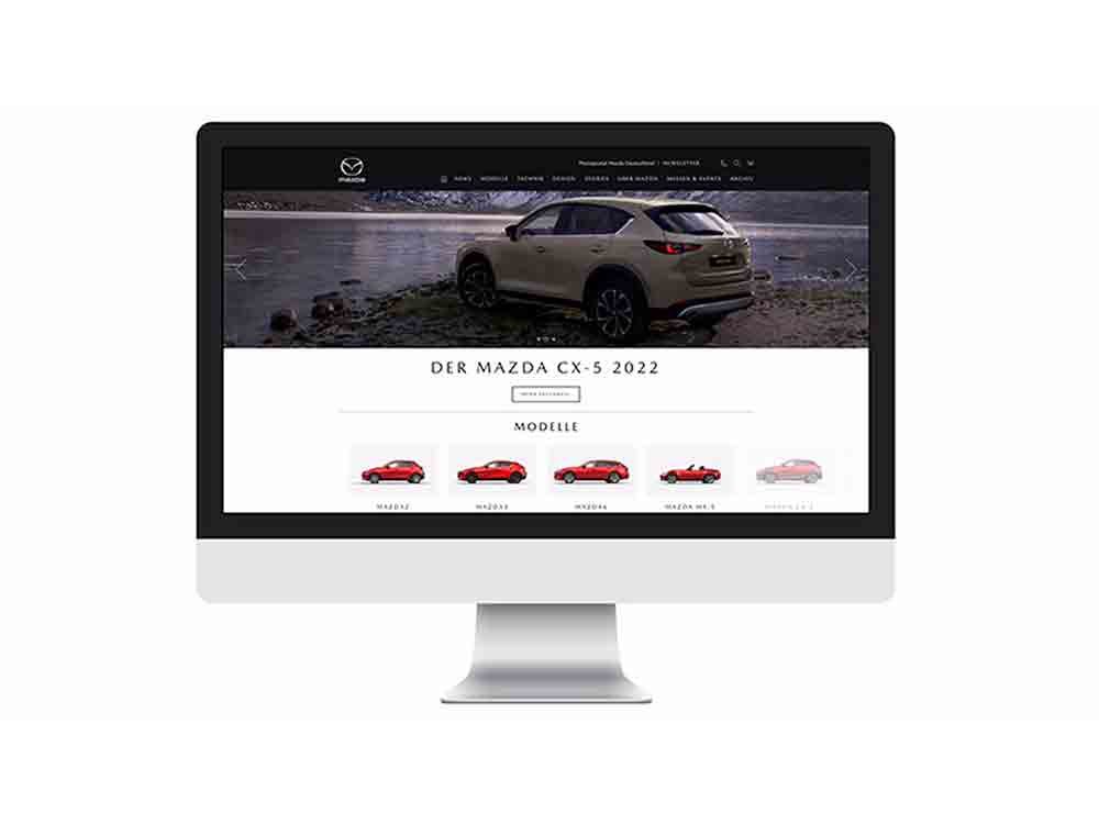 Mazda: frisches Design, vereinfachte Nutzung, Mazda Presseportal erstrahlt in neuem Glanz