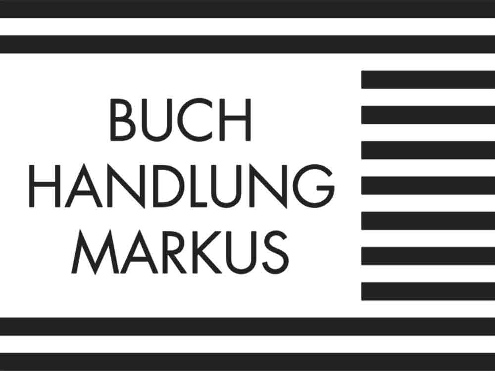 Anzeige: Gütersloh: Buchhandlung Markus, Bücher vom Buchhändler, Logo von Gütsel, Design, Kommunikation, Marketing