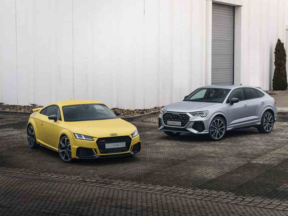 Mattoptik: neue Farben für Audi TT, TTS, TT RS, Audi Q3 und RS Q3