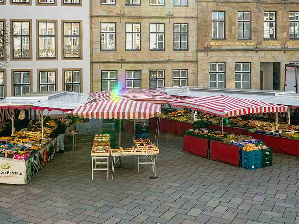 Bielefelder Altstadtmarkt startet wieder am 22. Januar 2022