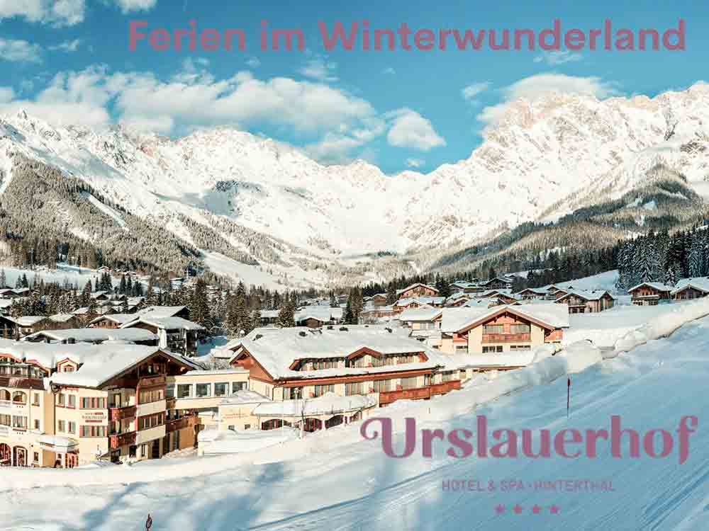 Winterglück im Vier Sterne Hotel und Spa Urslauerhof
