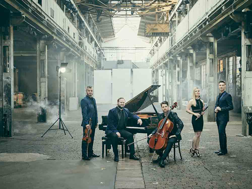 »Kultur Räume Gütersloh«, Bach, Berio und Beatles musikalisch vereint, das Quintett »Spark«