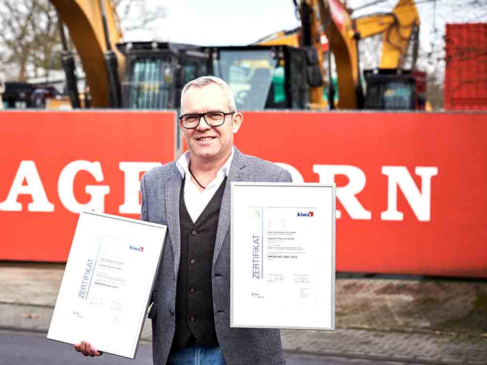 Die Hagedorn Service GmbH erhält international anerkannte Zertifizierungen für ihr Umwelt- und Qualitätsmanagement
