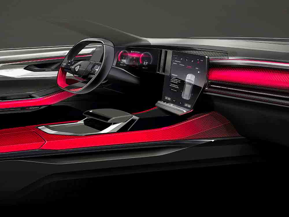 Kompakt SUV mit modernem Interieur-Design, der neue Renault Austral, modularer und hochwertiger Innenraum